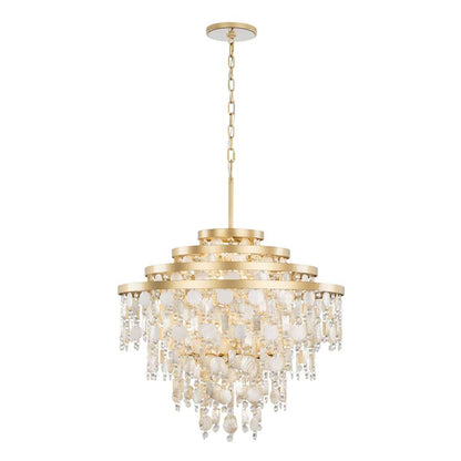 Varaluz Kalani 10 Light 28" Wide Waterfall Chandelier