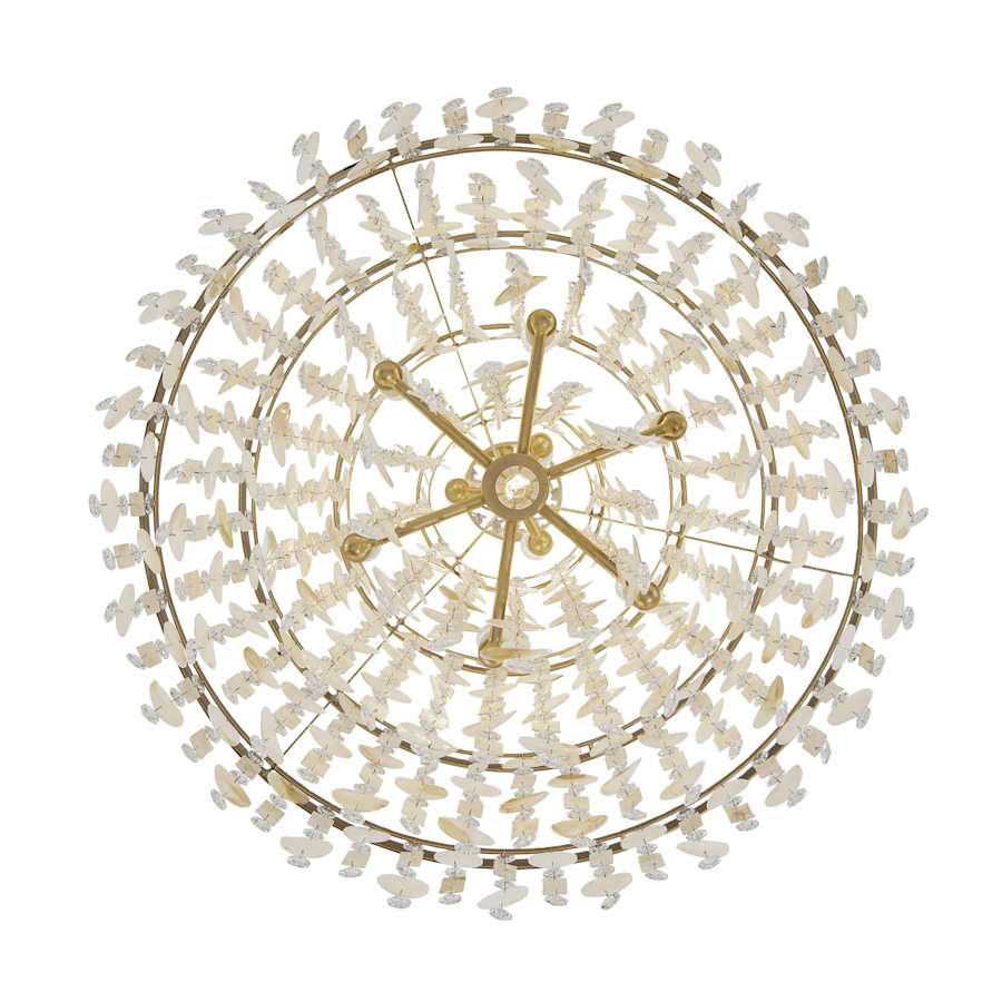 Varaluz Kalani 10 Light 28" Wide Waterfall Chandelier