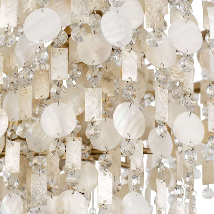 Varaluz Kalani 10 Light 28" Wide Waterfall Chandelier