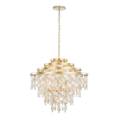 Varaluz Kalani 10 Light 28" Wide Waterfall Chandelier