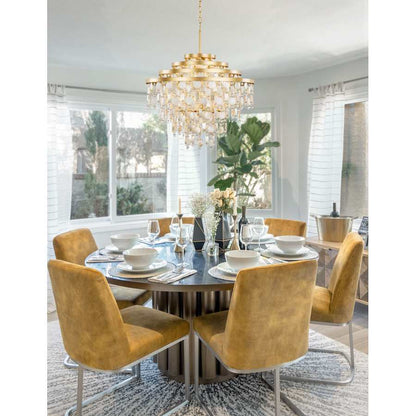 Varaluz Kalani 10 Light 28" Wide Waterfall Chandelier