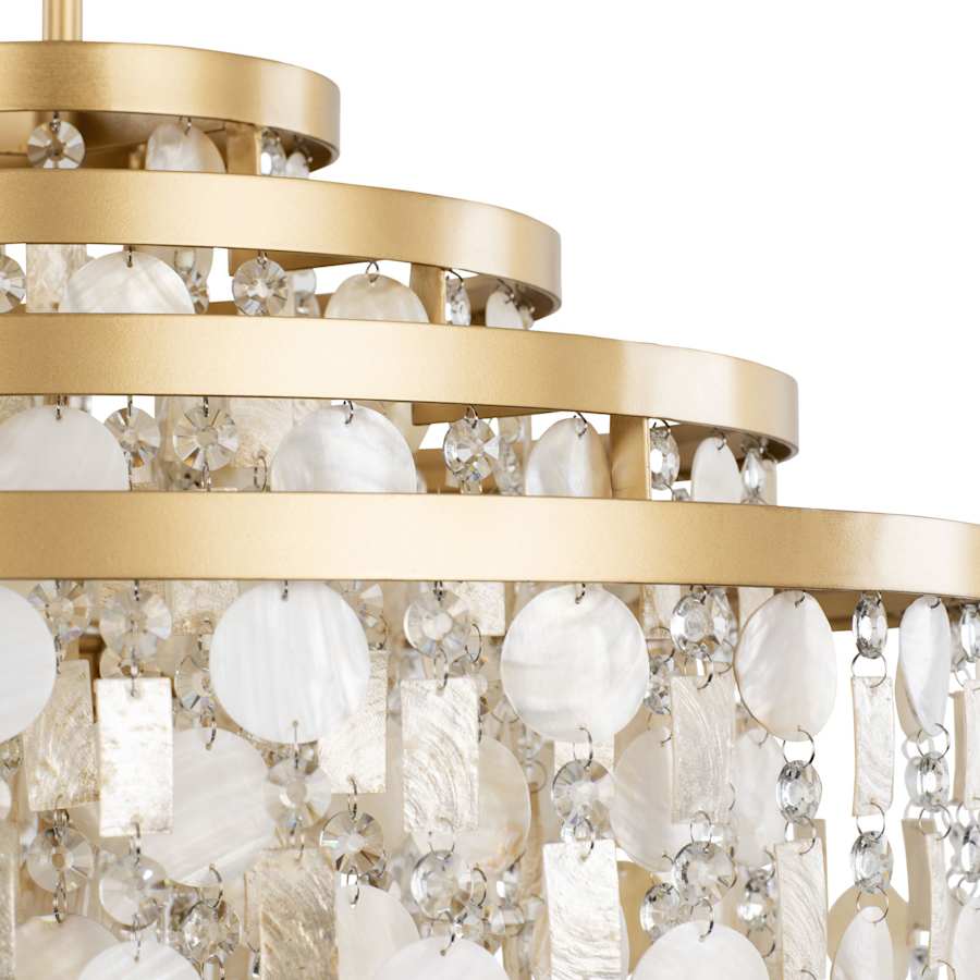 Varaluz Kalani 10 Light 28" Wide Waterfall Chandelier