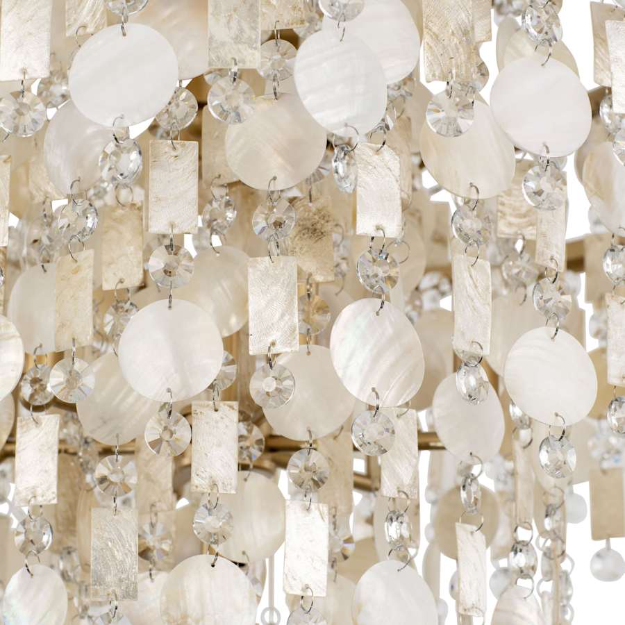 Varaluz Kalani 10 Light 28" Wide Waterfall Chandelier