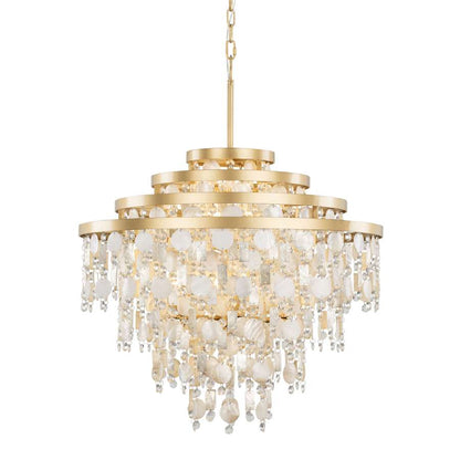 Varaluz Kalani 10 Light 28" Wide Waterfall Chandelier