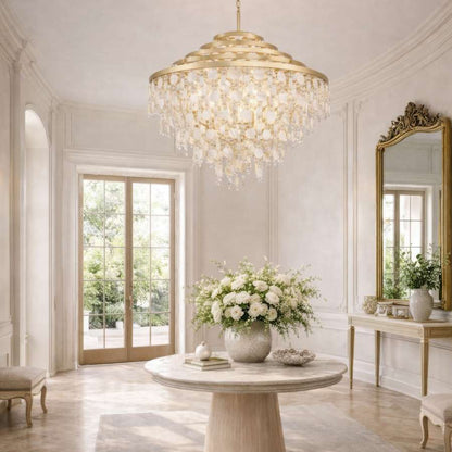 Varaluz Kalani 16 Light 41" Wide Waterfall Chandelier