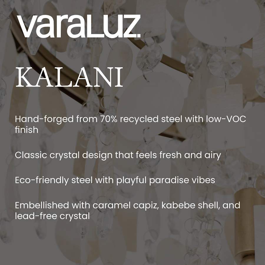 Varaluz Kalani 16 Light 41" Wide Waterfall Chandelier