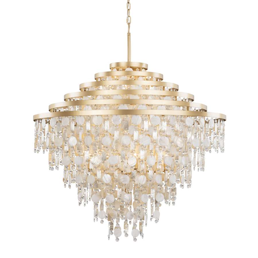 Varaluz Kalani 16 Light 41" Wide Waterfall Chandelier