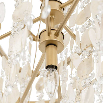 Varaluz Kalani 9 Light 42" Wide Linear Pendant