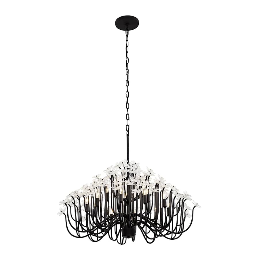 Varaluz Wildflower 15 Light 40" Wide Candle Style Chandelier