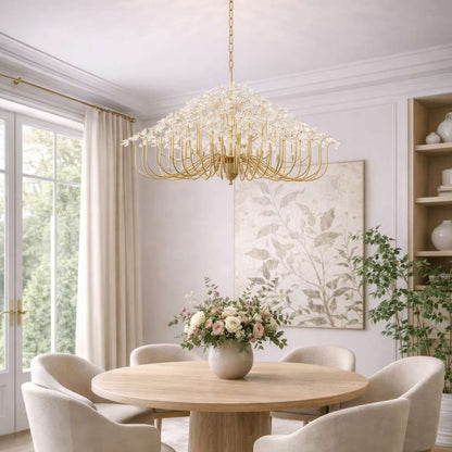 Varaluz Wildflower 15 Light 40" Wide Candle Style Chandelier