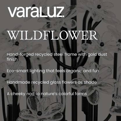 Varaluz Wildflower 15 Light 40" Wide Candle Style Chandelier