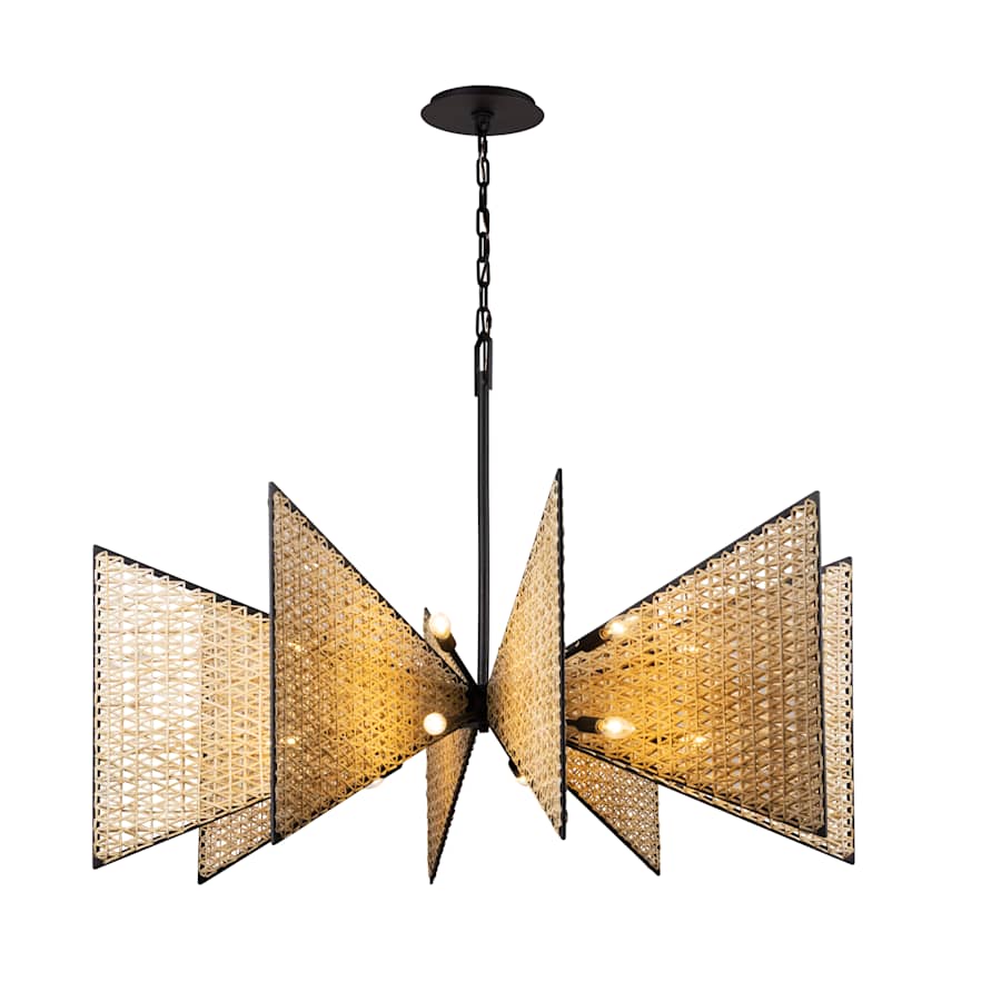 Varaluz Machina 16 Light 48" Wide Abstract Sputnik Chandelier
