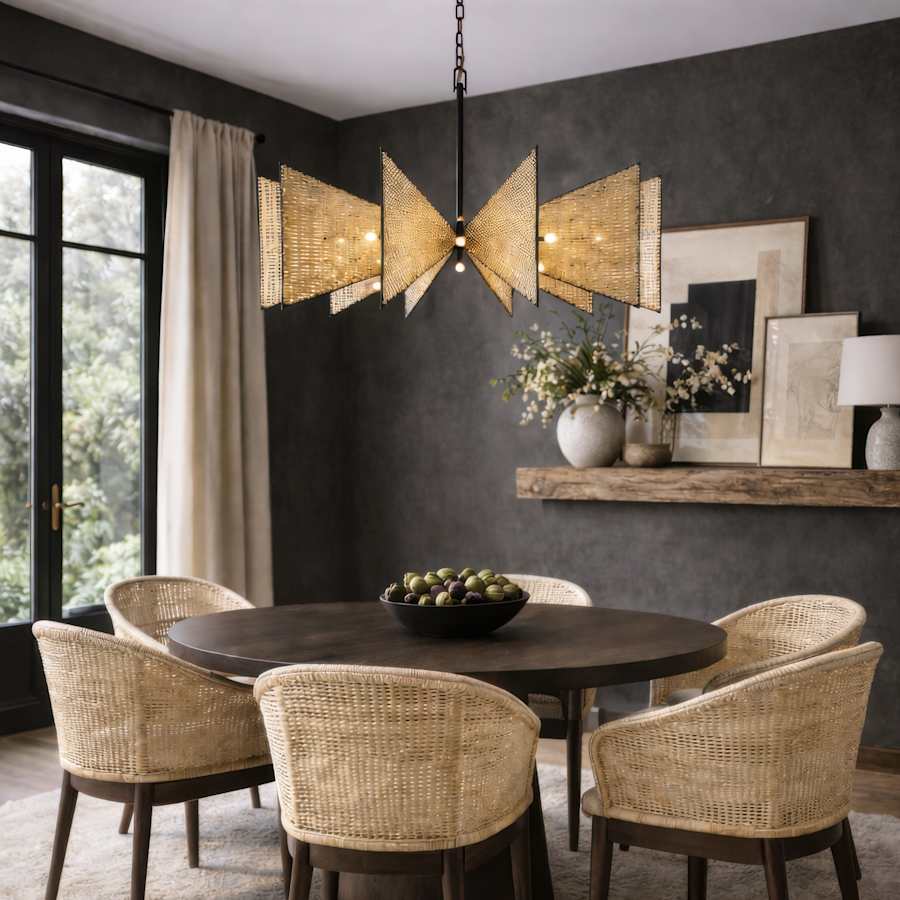 Varaluz Machina 16 Light 48" Wide Abstract Sputnik Chandelier