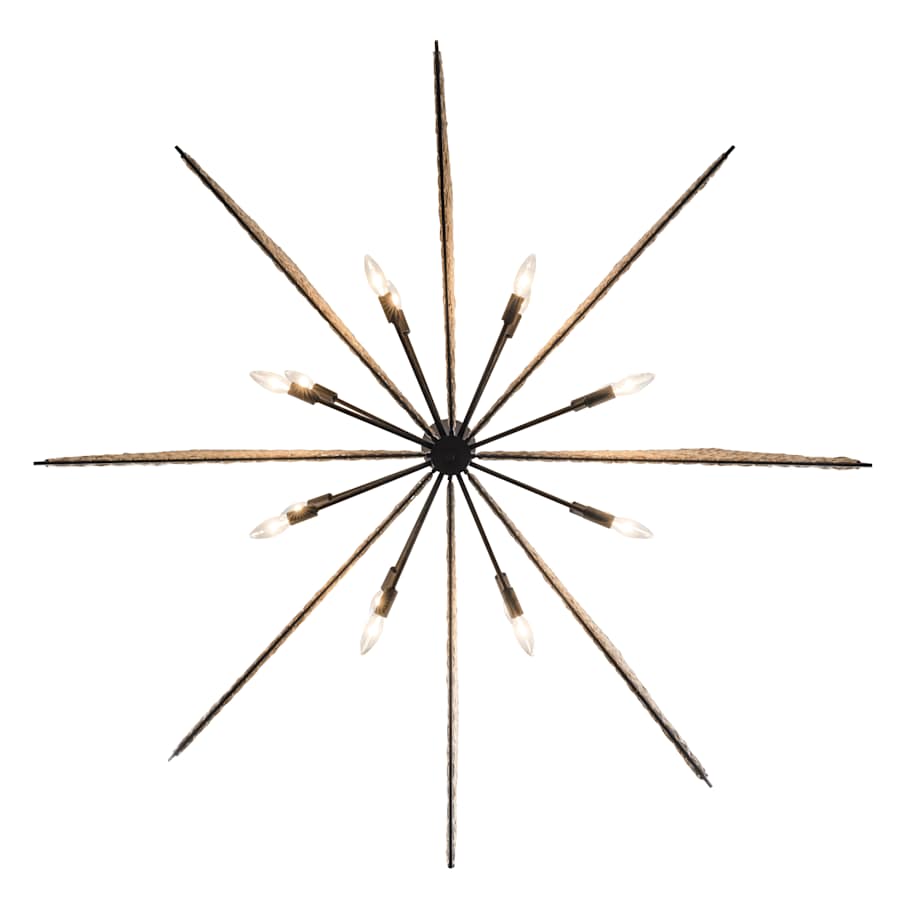 Varaluz Machina 16 Light 48" Wide Abstract Sputnik Chandelier