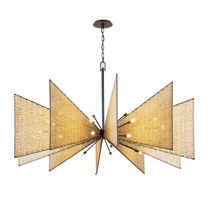 Varaluz Machina 30 Light 73" Wide Abstract Sputnik Chandelier