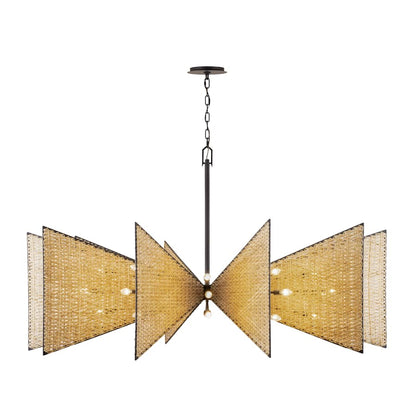 Varaluz Machina 30 Light 73" Wide Abstract Sputnik Chandelier