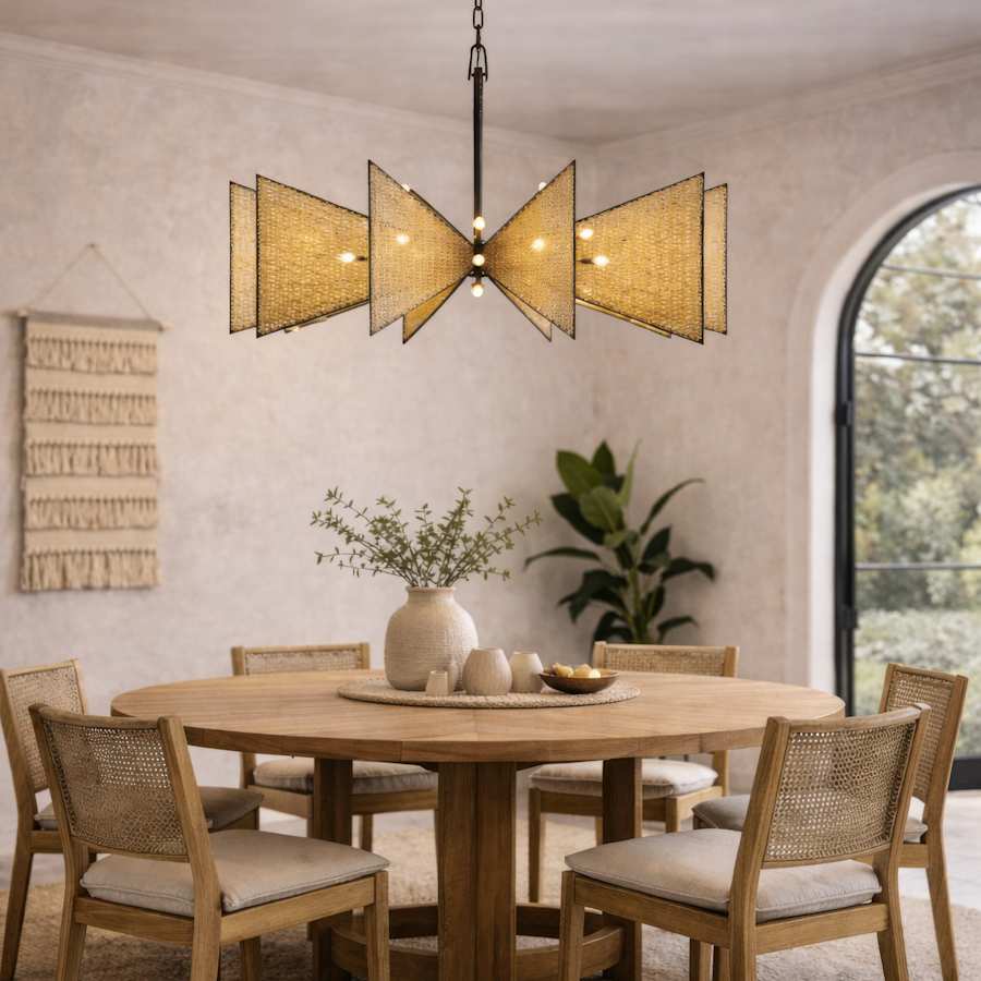 Varaluz Machina 30 Light 73" Wide Abstract Sputnik Chandelier
