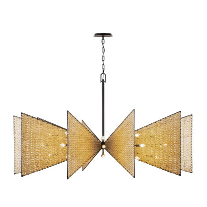 Varaluz Machina 30 Light 73" Wide Abstract Sputnik Chandelier
