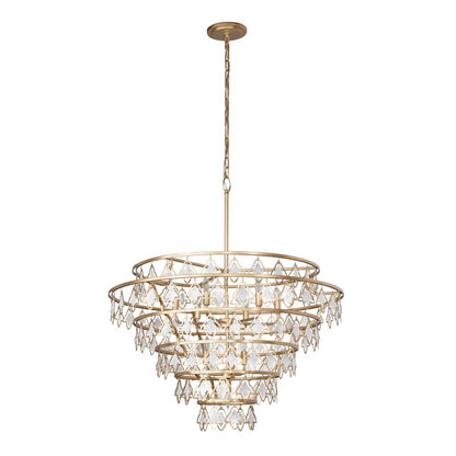 Varaluz Fleur 10 Light 36" Wide Ring Chandelier
