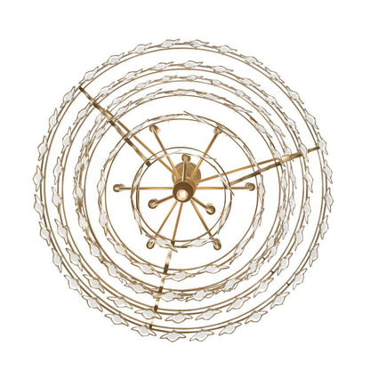 Varaluz Fleur 10 Light 36" Wide Ring Chandelier
