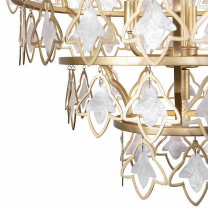 Varaluz Fleur 10 Light 36" Wide Ring Chandelier