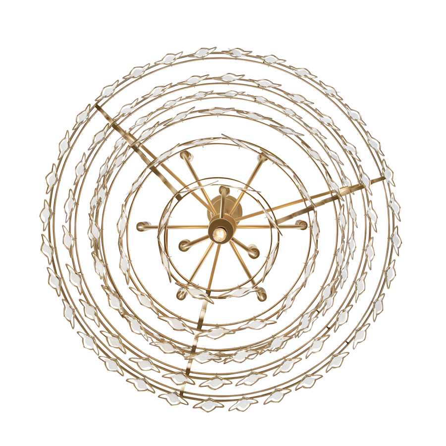 Varaluz Fleur 10 Light 36" Wide Ring Chandelier