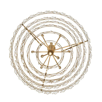 Varaluz Fleur 10 Light 36" Wide Ring Chandelier