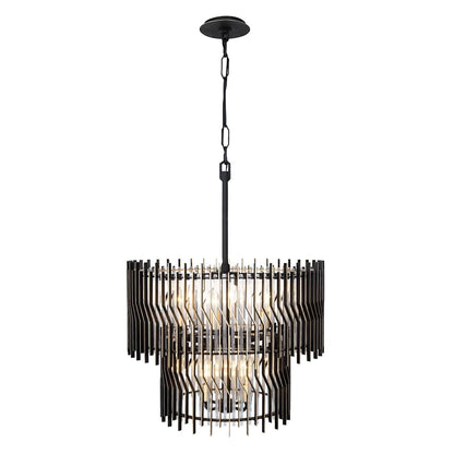 Varaluz Park Row 10 Light 25" Wide LED Waterfall Chandelier