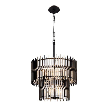 Varaluz Park Row 10 Light 25" Wide LED Waterfall Chandelier