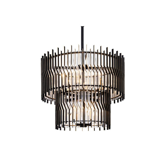 Varaluz Park Row 10 Light 25" Wide LED Waterfall Chandelier