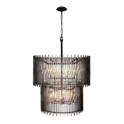 Varaluz Park Row 14 Light 33" Wide LED Waterfall Chandelier