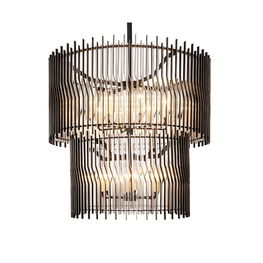 Varaluz Park Row 14 Light 33" Wide LED Waterfall Chandelier