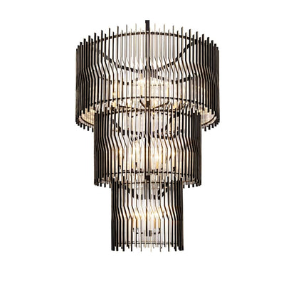 Varaluz Park Row 18 Light 33" Wide LED Waterfall Chandelier