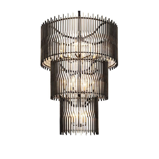 Varaluz Park Row 18 Light 33" Wide LED Waterfall Chandelier