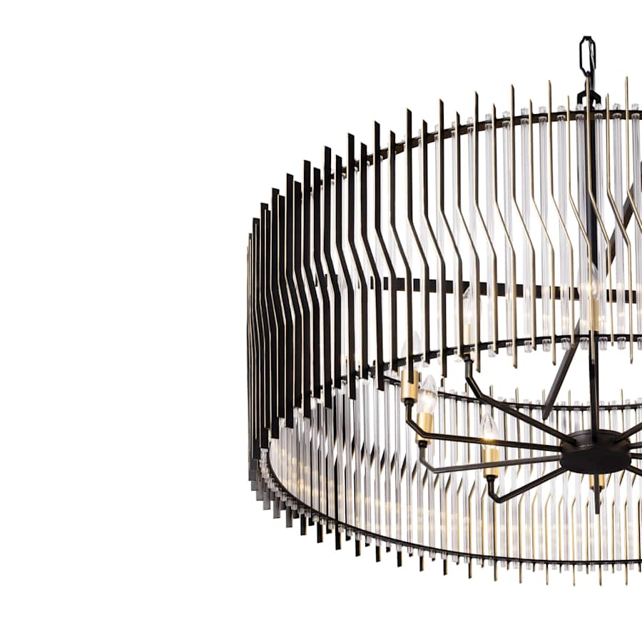 Varaluz Park Row 10 Light 40" Wide Pendant