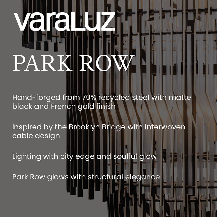 Varaluz Park Row 10 Light 40" Wide Pendant