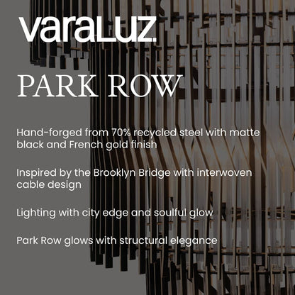 Varaluz Park Row 10 Light 40" Wide Pendant