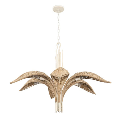 Varaluz Century Palm 6 Light 39" Wide LED Abstract Candle Style Chandelier