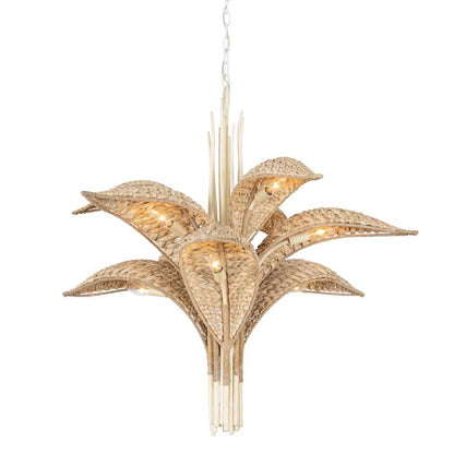 Varaluz Century Palm 9 Light 39" Wide LED Abstract Candle Style Chandelier