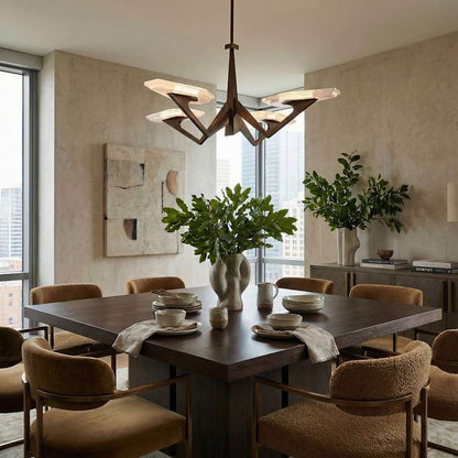 Varaluz Down the Wrong Path 45" Wide LED Abstract Chandelier