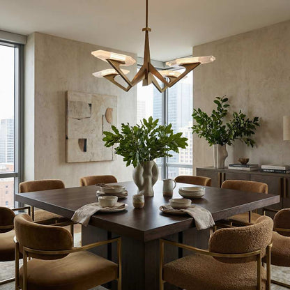 Varaluz Down the Wrong Path 45" Wide LED Abstract Chandelier