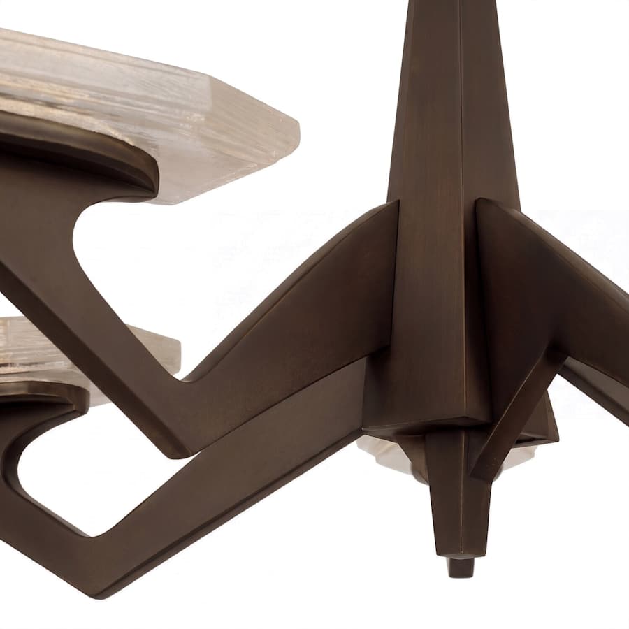 Varaluz Down the Wrong Path 45" Wide LED Abstract Chandelier