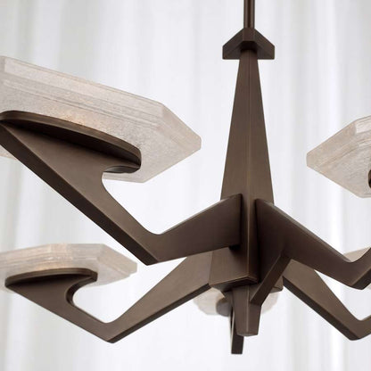 Varaluz Down the Wrong Path 45" Wide LED Abstract Chandelier