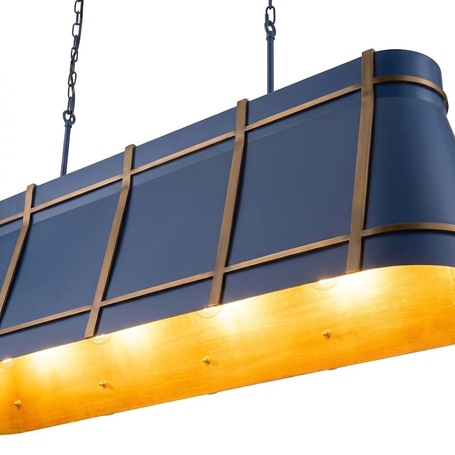 Varaluz Brasserie 5 Light 53" Wide LED Linear Pendant
