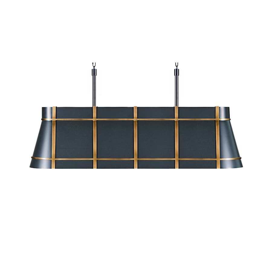 Varaluz Brasserie 5 Light 53" Wide LED Linear Pendant