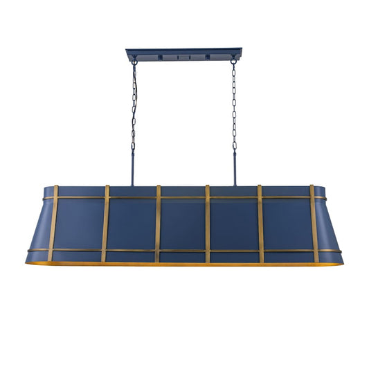 Varaluz Brasserie 6 Light 63" Wide LED Linear Pendant