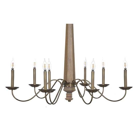Varaluz Dinner at 8 Light 49" Wide LED Taper Candle Style Chandelier