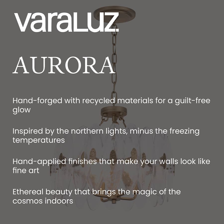 Varaluz Aurora 9 Light 18" Wide Pendant