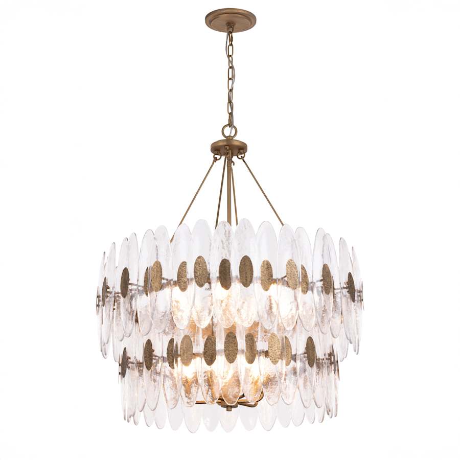 Varaluz Aurora 14 Light 32" Wide Waterfall Chandelier