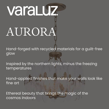 Varaluz Aurora 14 Light 32" Wide Waterfall Chandelier